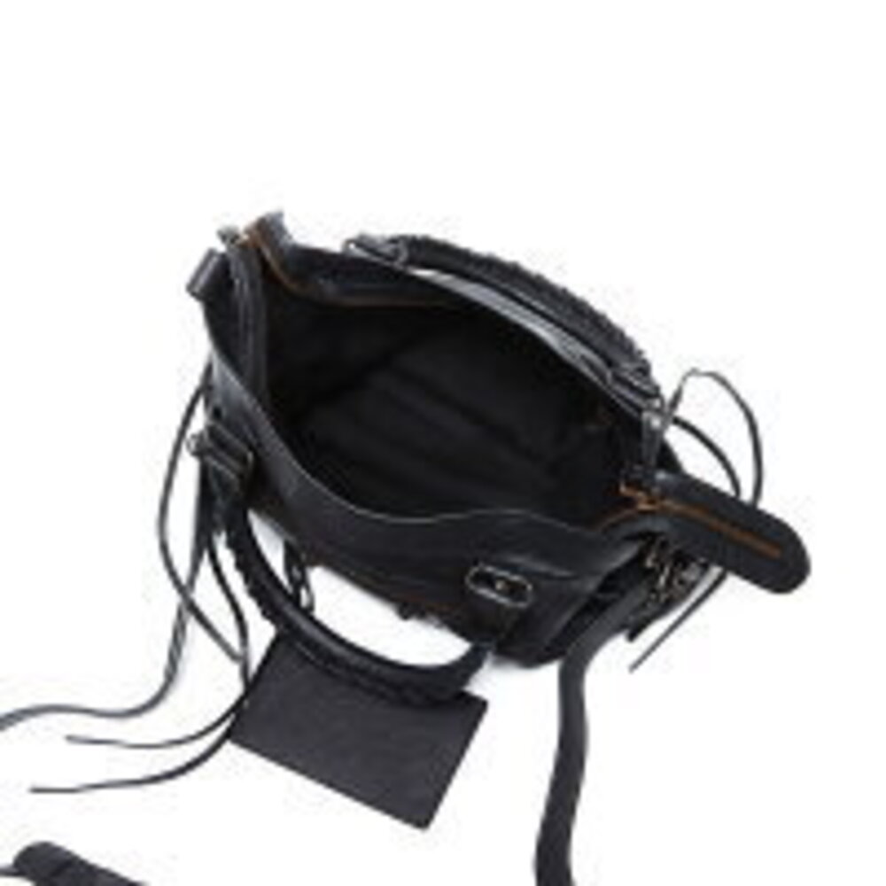Balenciaga Town Leather Shoulder Bag Black - Picture 12 of 13